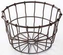 American Metalcraft Bronze Large Wire Basket, 7 inch Top Dia x 4 1/4 inch Height