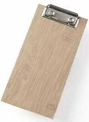 American Metalcraft Bamboo Clipboard Wood Menu Holder, 4 x 8 inch