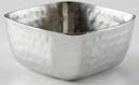 American Metalcraft 304 18/8 Stainless Steel Square Hammered Sauce Cup, 1.5 Ounce