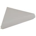 Southern Champion Tray White Paperboard Pizza Clamshell, 9.25 x 9 x 1.69 inch -- 400 per case.