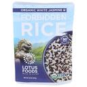 Lotus Foods Organic White Jasmine and Forbidden Rice, 8 Ounce -- 6 per case