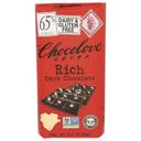 Chocolove Xoxox Premium Rich Dark Chocolate Bar, 3.2 Ounce -- 12 per case