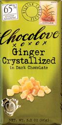 Chocolove 65 Percent Dark Chocolate Bar, 3.2 Ounce -- 144 per case
