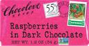 Chocolove Xoxox Raspberry in Dark Chocolate Mini Bar, 1.3 Ounce -- 144 per case