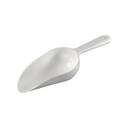 Bar Maid 4 Ounce White Scoop with Hole Handle