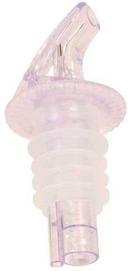 Bar Maid Premium Clear No Collar Wide Cork Pourer, 1 Ounce -- 12 per case