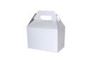 Boxit White Gable Boxes with Automatic Bottom, 8 x 4.875 x 5.25 inch -- 100 per case.