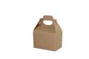 Boxit Kraft Gable Boxes with Auto Bottom, 6 x 4 x 4 inch -- 100 per case.
