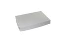 Boxit Lock Corner One Piece White Bakery Box, 14.5 x 10 3/8 x 2 inch -- 100 per case.