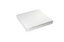Boxit Lock Corner One Piece White Pizza Box, 12 x 12 x 1.5 inch -- 100 per case.
