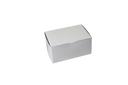 Boxit Lock Corner One Piece White Bakery Box, 8 x 5.5 x 4 inch -- 250 per case.