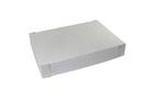 Boxit Two Piece Lock Corner White Bakery Box, 18 x 13 x 3 inch -- 50 per case.