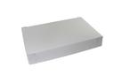 Boxit Two Piece Lock Corner White Bakery Box, 19 x 13 x 3 inch -- 50 per case.