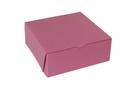 Boxit Lock Corner One Piece Strawberry Bakery Box, 10 x 10 x 4 inch -- 100 per case.