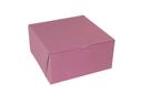 Boxit Lock Corner One Piece Strawberry Bakery Box, 10 x 10 x 5 inch -- 100 per case.