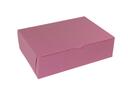 Boxit Lock Corner One Piece Strawberry Bakery Box, 14 x 10 x 4 inch -- 100 per case.