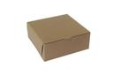 Boxit Lock Corner One Piece Kraft Bakery Box, 10 x 10 x 4 inch -- 100 per case.