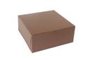 Boxit Lock Corner One Piece Chocolate Bakery Box, 12 x 12 x 5 inch -- 100 per case.