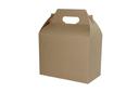 Boxit Kraft Gable Boxes with Auto Bottom, 9.5 x 5 x 5 inch -- 125 per case.