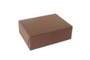Boxit Lock Corner One Piece Chocolate Bakery Box, 12 x 9 x 4 inch -- 100 per case.
