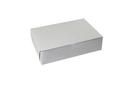 Boxit Lock Corner One Piece White Bakery Box, 13 x 9 x 3.25 inch -- 200 per case.