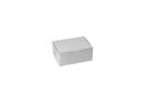 Boxit Lock Corner One Piece White Bakery Box, 6.5 x 4 x 2 3/4 inch -- 250 per case.