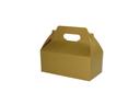Boxit Gold Pinstripe Gable Boxes with Auto Bottom, 8.875 x 5 x 3.5 inch -- 250 per case.
