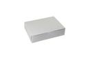 Boxit Lock Corner One Piece White Bakery Box, 10.5 x 8 x 2.5 inch -- 250 per case.