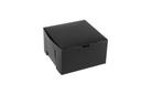Boxit Lock Corner One Piece Black Licorice Bakery Box, 7 x 7 x 4 inch -- 100 per case.