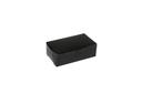 Boxit Lock Corner One Piece Black Licorice Bakery Box, 6.5 x 3 3/4 x 2.125 inch -- 100 per case.