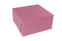 Boxit Lock Corner One Piece Strawberry Bakery Box, 12 x 12 x 6 inch -- 50 per case.