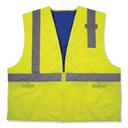ergodyne Chill -Its 6668 Polymer 2X-Large Lime Class 2 Hi-Vis Safety Cooling Vest