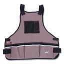 ergodyne Arsenal 5700 Canvas Gray 16 Pocket Apron, 20.8 x 23.6 inch