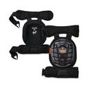 ergodyne ProFlex 344 Black Short Cap Buckle Closure Injected Gel Knee Pad with Comfort Straps, One Size Fits Most