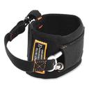ergodyne Squids 3114 Black 7.5 inch Pull On Wrist Lanyard with Stainless Steel Carabiner, 3 Pound Max Work Capacity