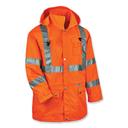 ergodyne GloWear 8365 Polyester X-Large Orange Class 3 Hi-Vis Rain Jacket