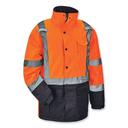 ergodyne GloWear 8384 4X Large Orange Class 3 Hi-Vis Quilted Thermal Parka