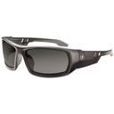 ergodyne Skullerz Odin Safety Glasses with Matte Black Nylon Frame and Smoke Polycarbonate Lens
