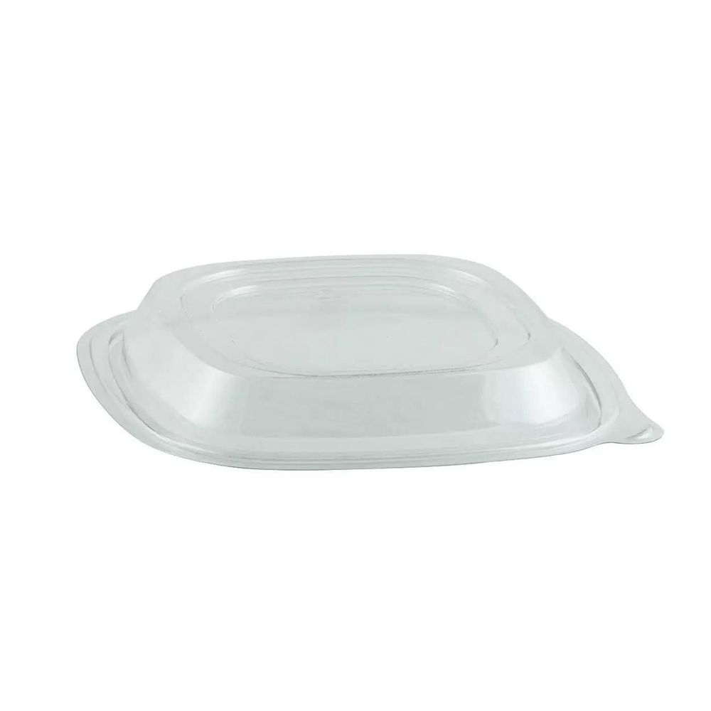 Anchor Packaging Crystal Classics CPS700 RPET Clear 7 inch Square Lid for CPS7 Bowls -- 500 per case.