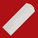Fischer Plain Conventional Hot Dog Bag, 3 x 2 x 8 3/4 inch -- 5000 per case.