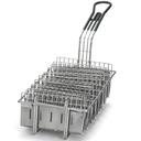 Tablecraft Nickel Plated Taco Fry Basket.