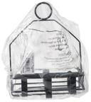 Tablecraft Black Salt and Pepper Shaker Sugar Packet Rack