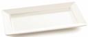 Tablecraft White Melamine Rectangular Tray, 22 x 12.75 inch
