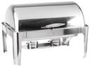 Tablecraft Stainless Steel Full Size Roll Top Chafer Fuel Server