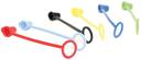 Tablecraft Sani-Cap Assorted Tethered Cap for Squeeze Bottles -- 12 per case