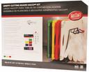 Tablecraft HACCP White Green Yellow and Red Grippy Cutting Board Kit, 18 x 24 inch