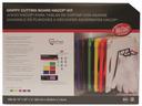 Tablecraft HACCP White Green Yellow Red Blue and Brown Grippy Cutting Board Kit, 15 x 20 inch -- 1 kit