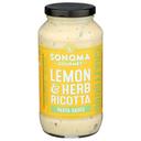 Sonoma Gourmet Lemon and Herb Ricotta Pasta Sauce, 24.5 Ounce -- 6 per case