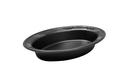 D and W Fine Pack Polystyrene Black Marb Rim Deeper Platter, 11 x 8 inch -- 500 per case.