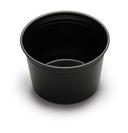 D and W Fine Pack Plastic Black Carry Out Container, 16 Ounce -- 1000 per case.